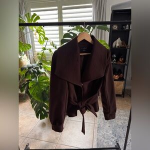 Willi Smith Chocolate Brown Trench Coat